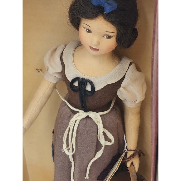 R John Wright Disney Snow White In Rags Princess 0296/1000 Felt Doll Vintage Box - Picture 3 of 16